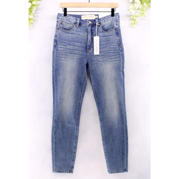 Soft Surroundings Denim - Soft Surroundings The Ultimate High Rise Skinny Ankle Jeans Sliver Lake 8 NEW